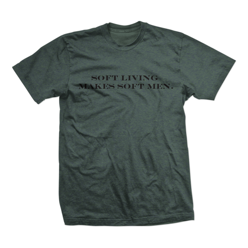 SOFT LIVING MAKES SOFT MEN TEE